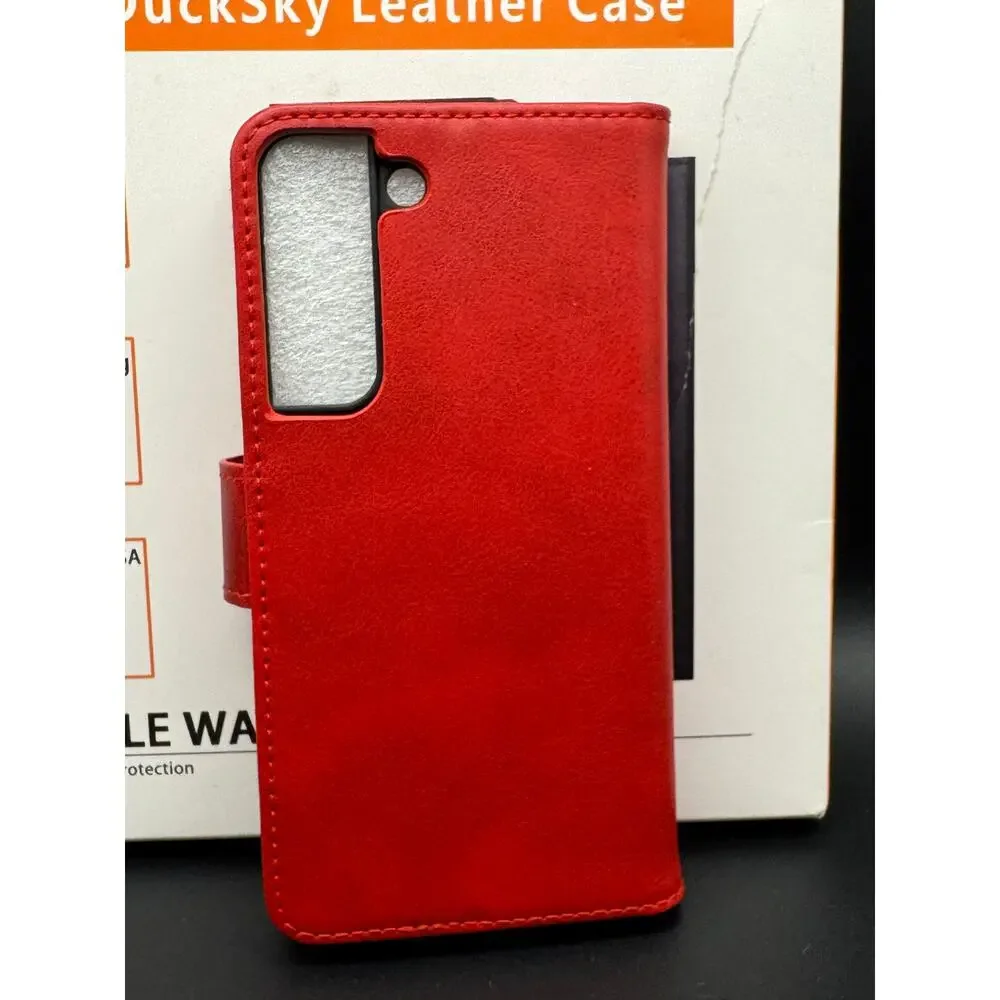 DuckSky Genuine Leather Wallet Stand For Move Case or your mobile device